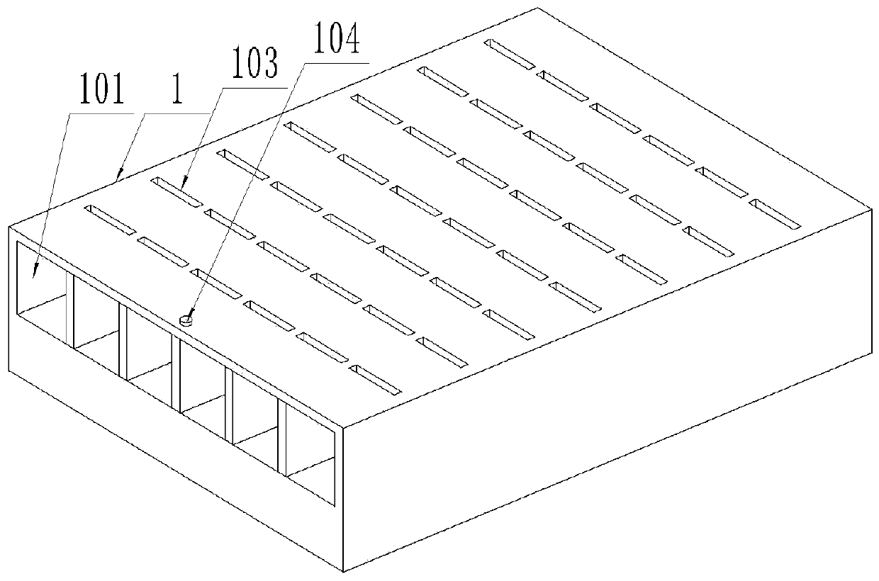 Bearing roller anti-bumping trigger box and anti-bumping method