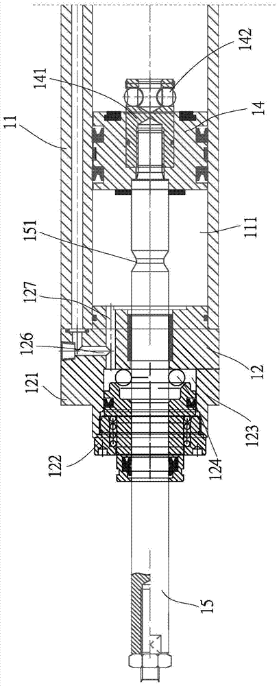 A pneumatic actuator with automatic locking function