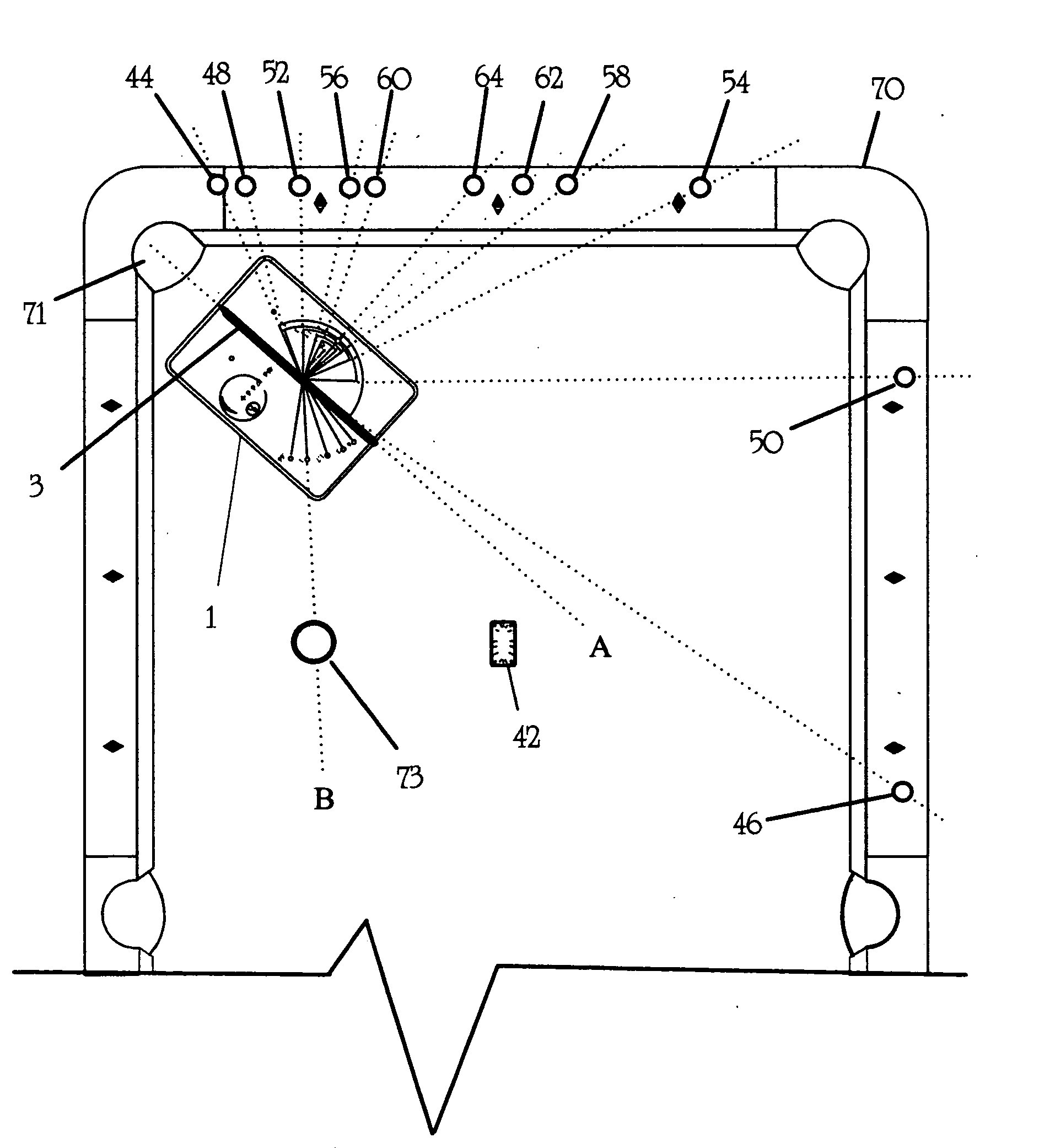 Billiard aim instruction kit