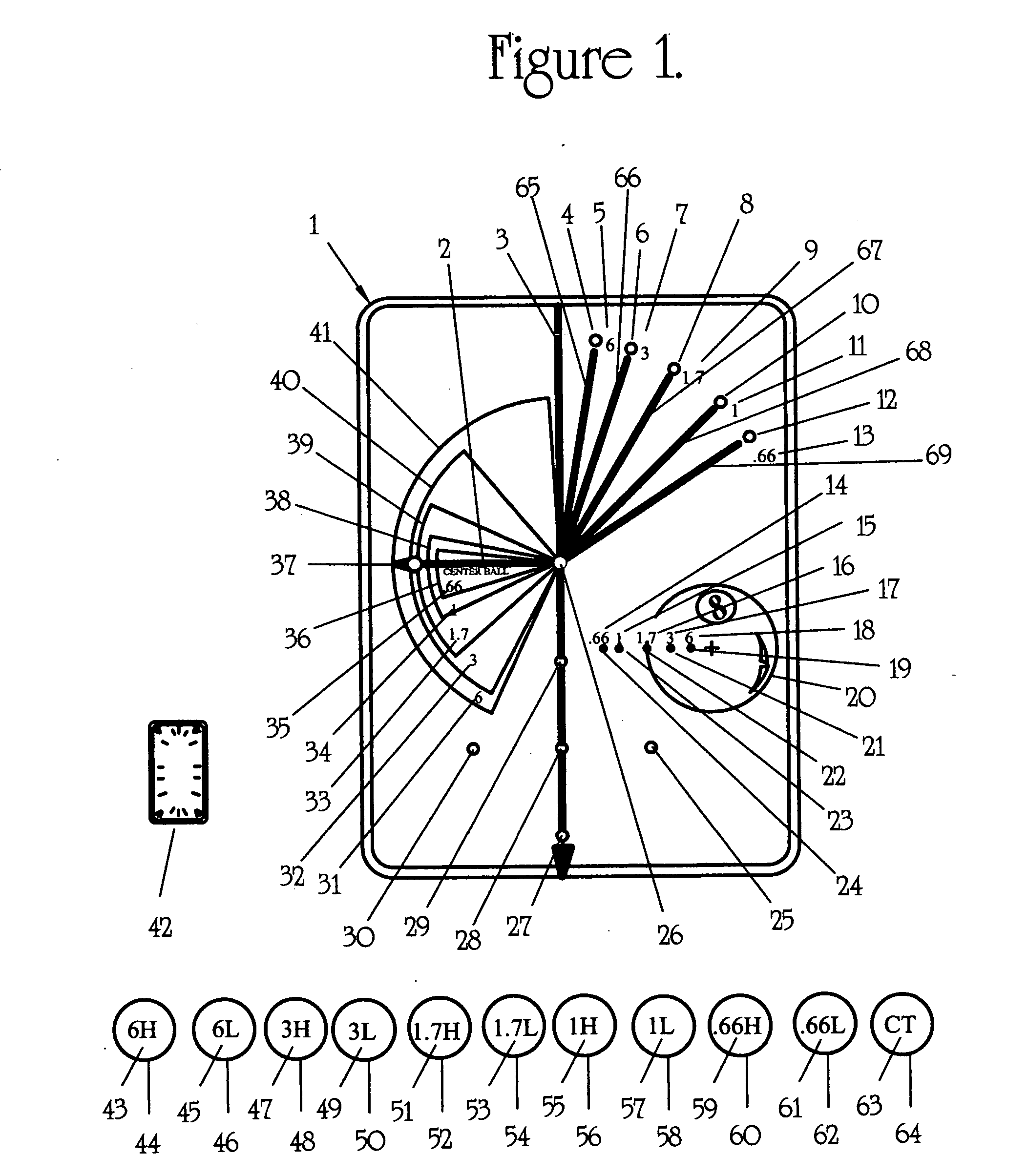 Billiard aim instruction kit