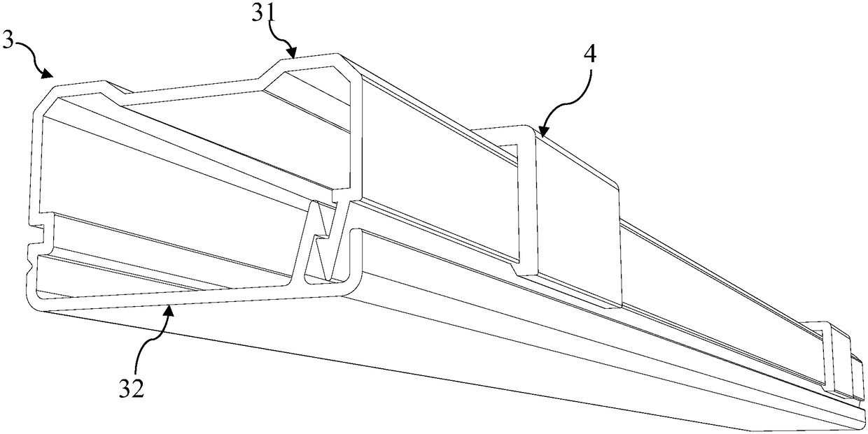 Power distribution box connection assembly, power distribution box connection structure and installation method of power distribution box connection structure