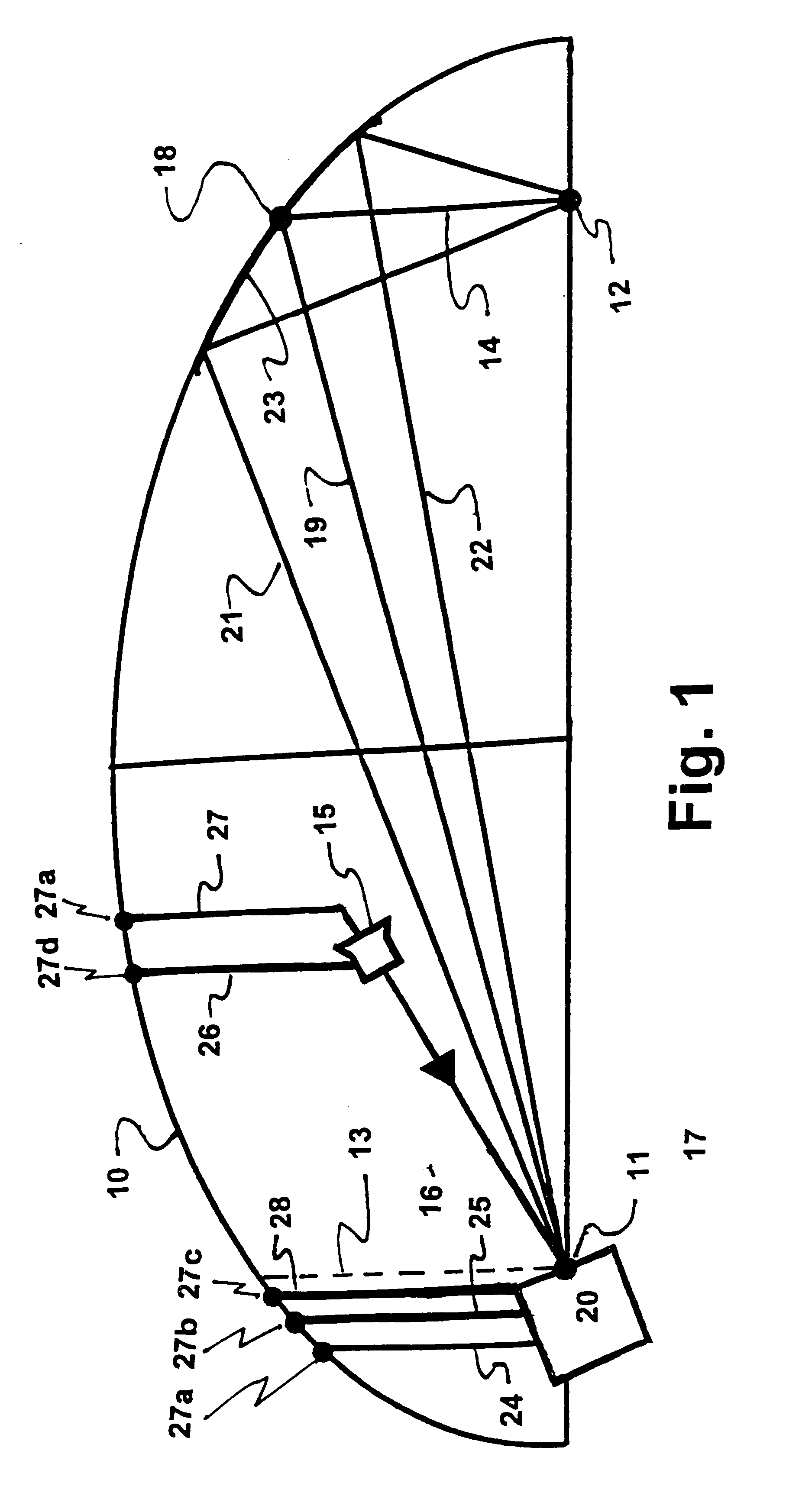 Elliptical cavity optical retinal display