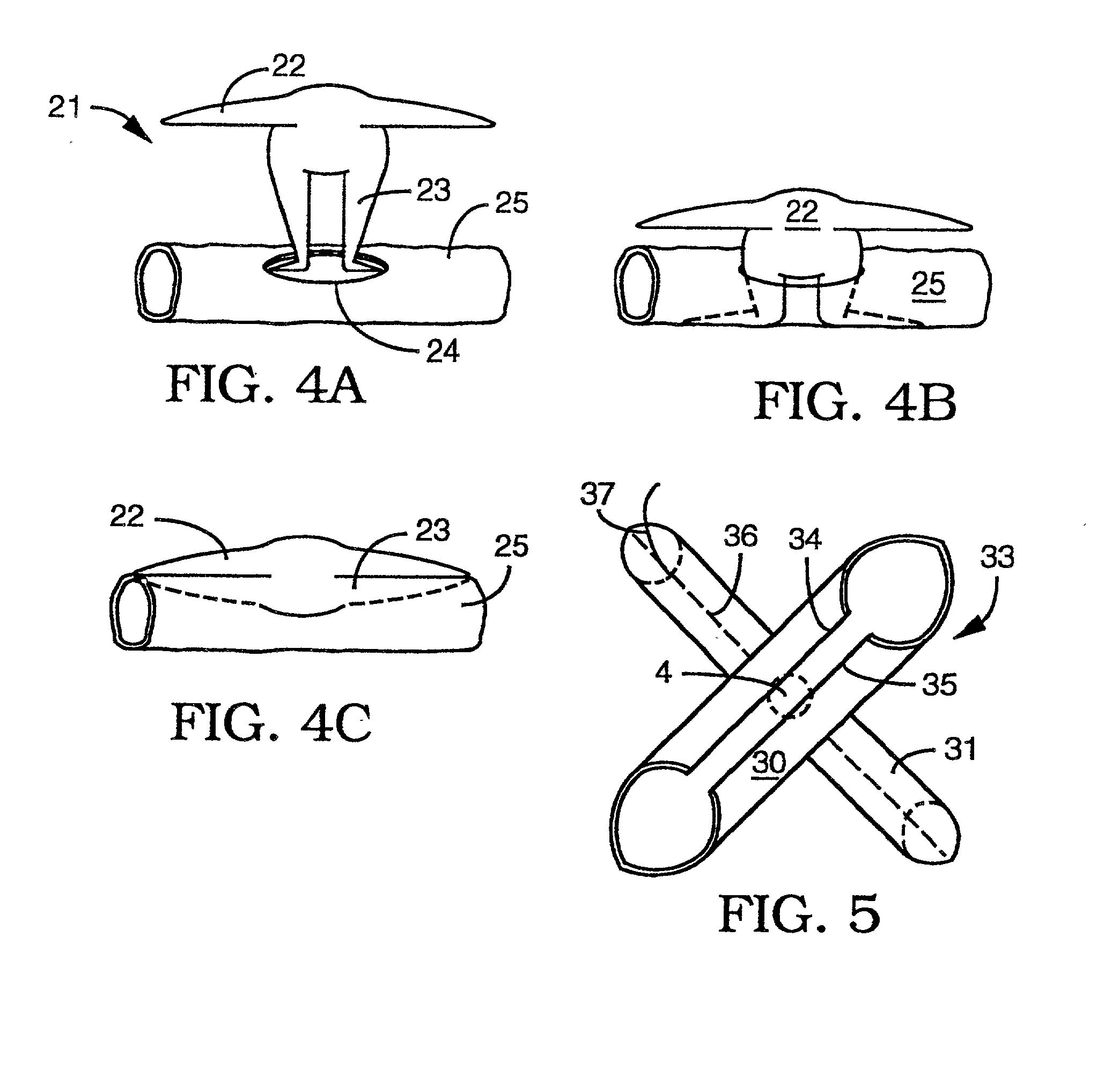 Devices and methods for interconnecting vessels