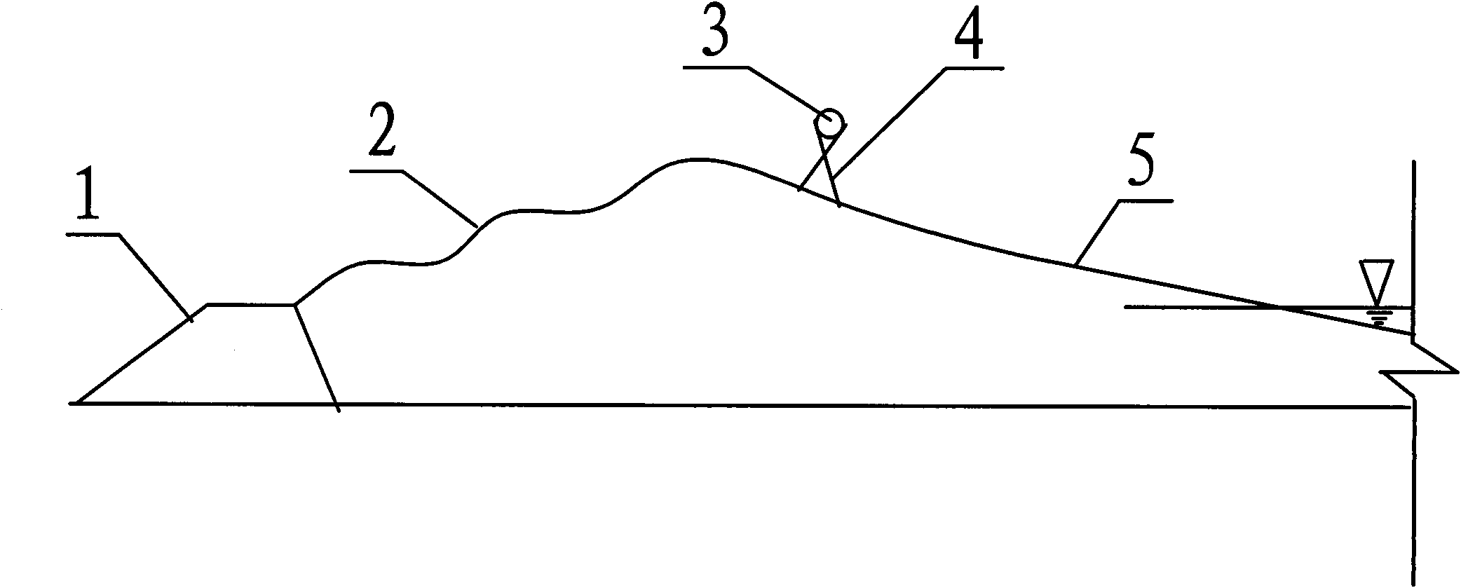 Tubular microporous tailing damming method