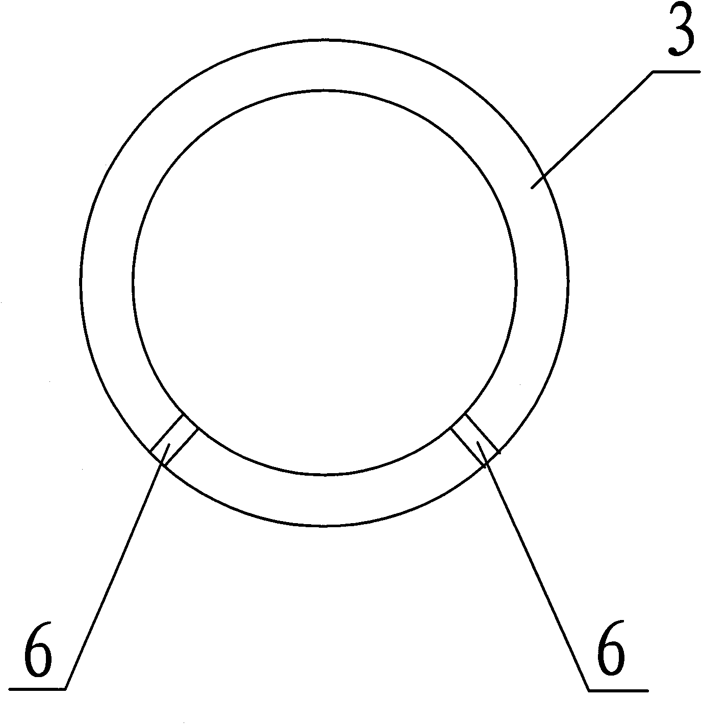 Tubular microporous tailing damming method