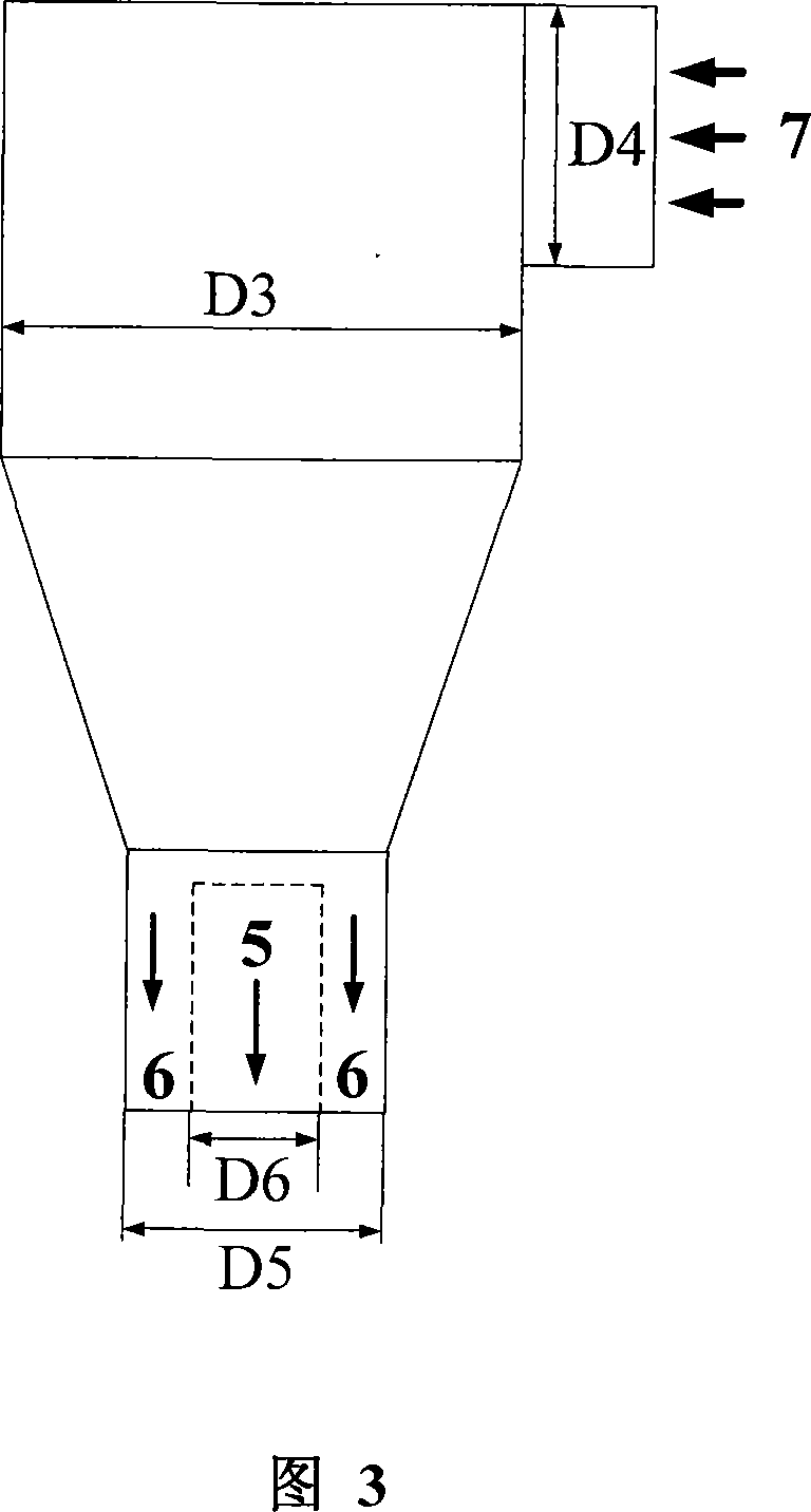 Crude and fine coal powder separation and burn method and device