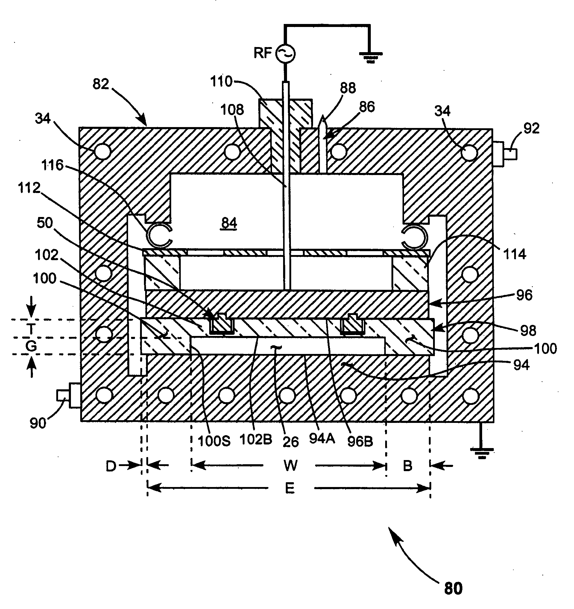 Dielectric coupled CO2 slab laser