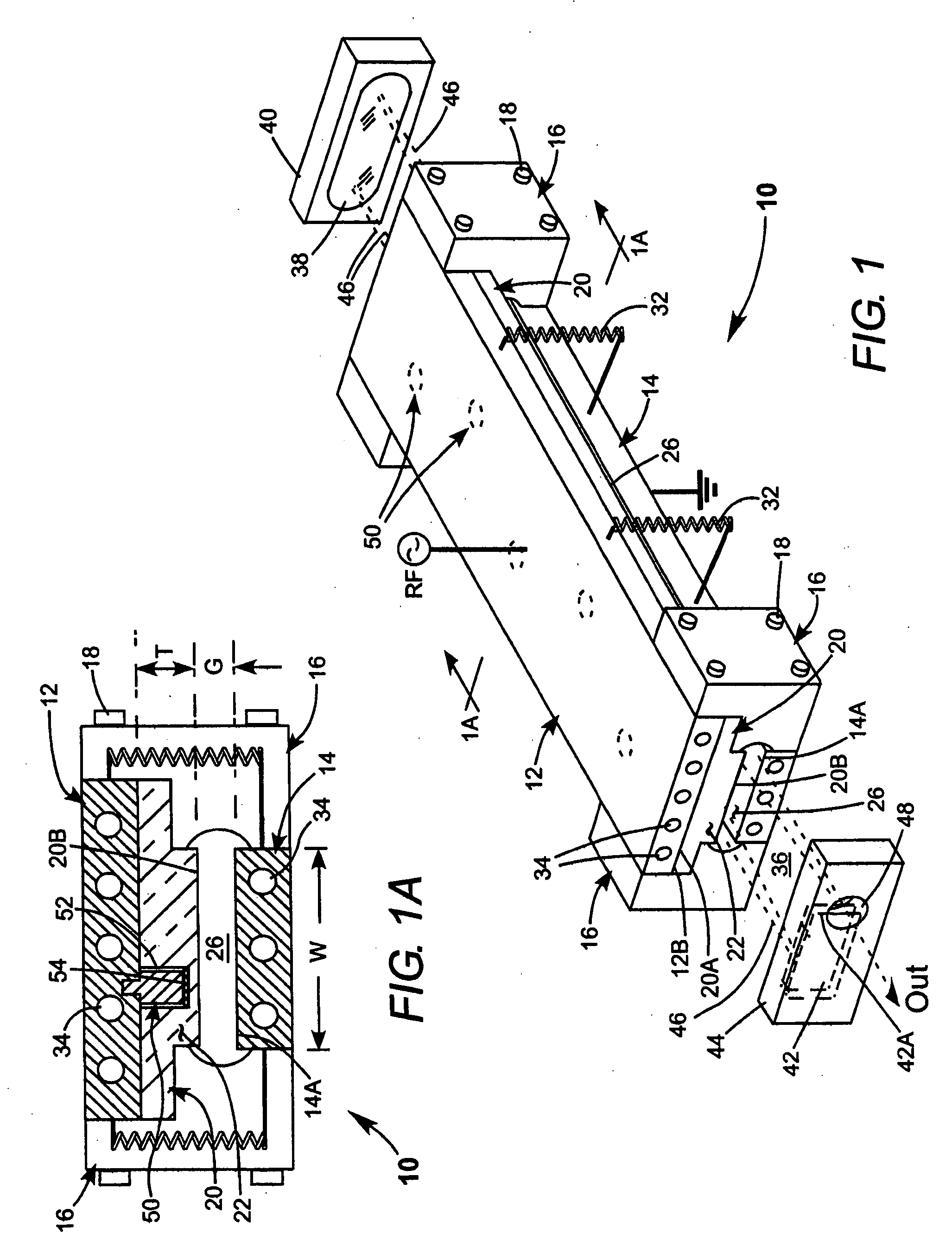 Dielectric coupled CO2 slab laser