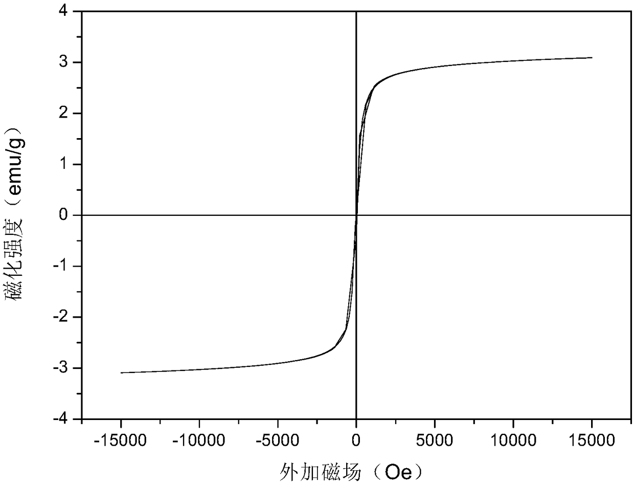 Magnetic nanocomposite based on two-dimensional stratified material magadiite, and preparation method and application thereof