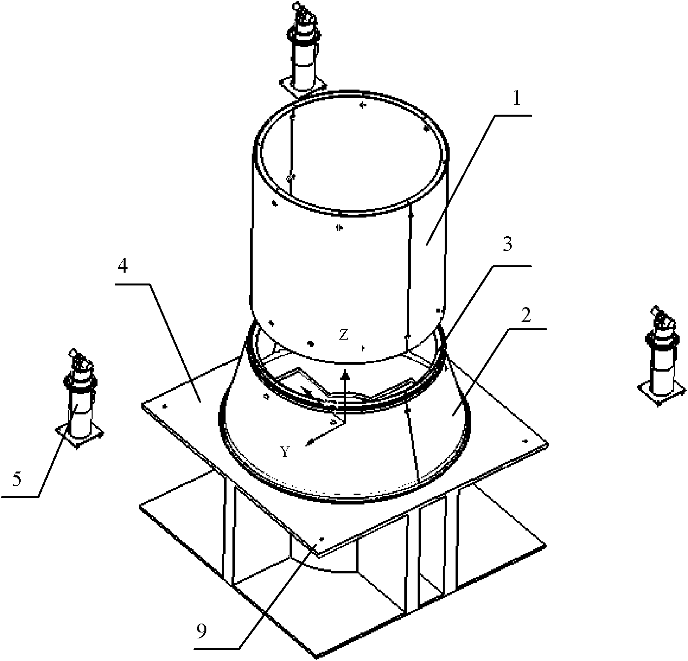 Method for matching optimal assembly poses of large-sized parts