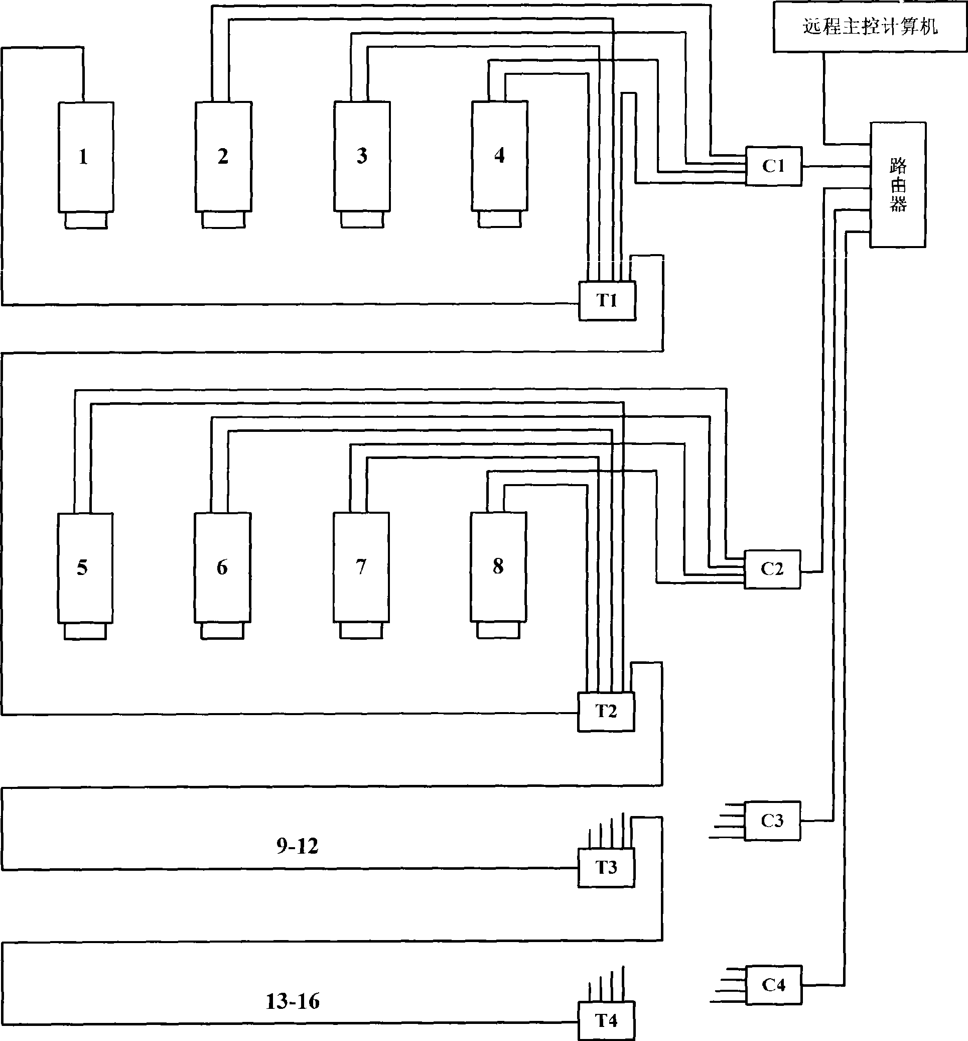 Real-time measurement system for solid model surface flow field and its reprocessing method