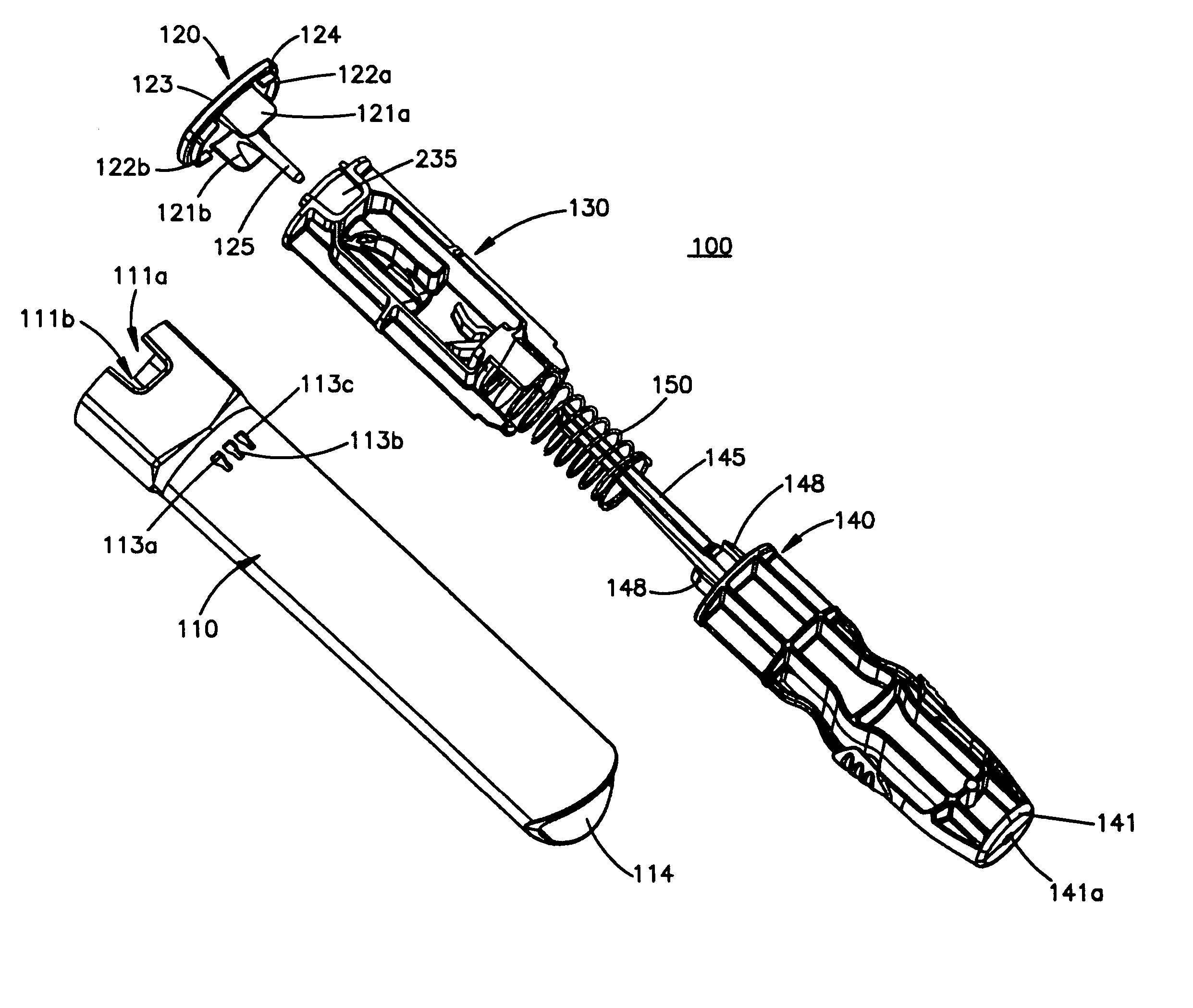 Training device for an automatic injector