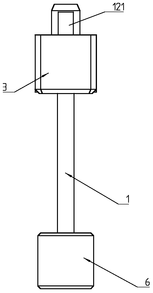 Positioning pin positioning buckle mechanism for gauge