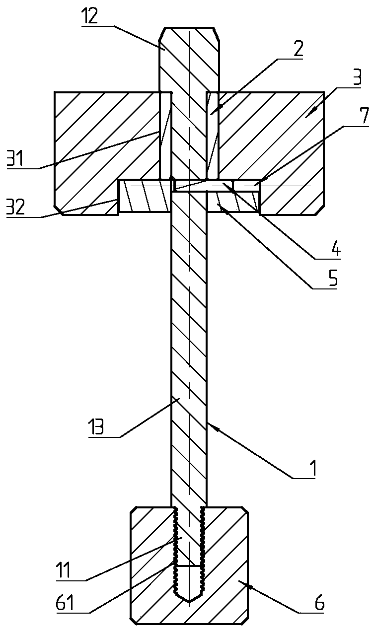 Positioning pin positioning buckle mechanism for gauge