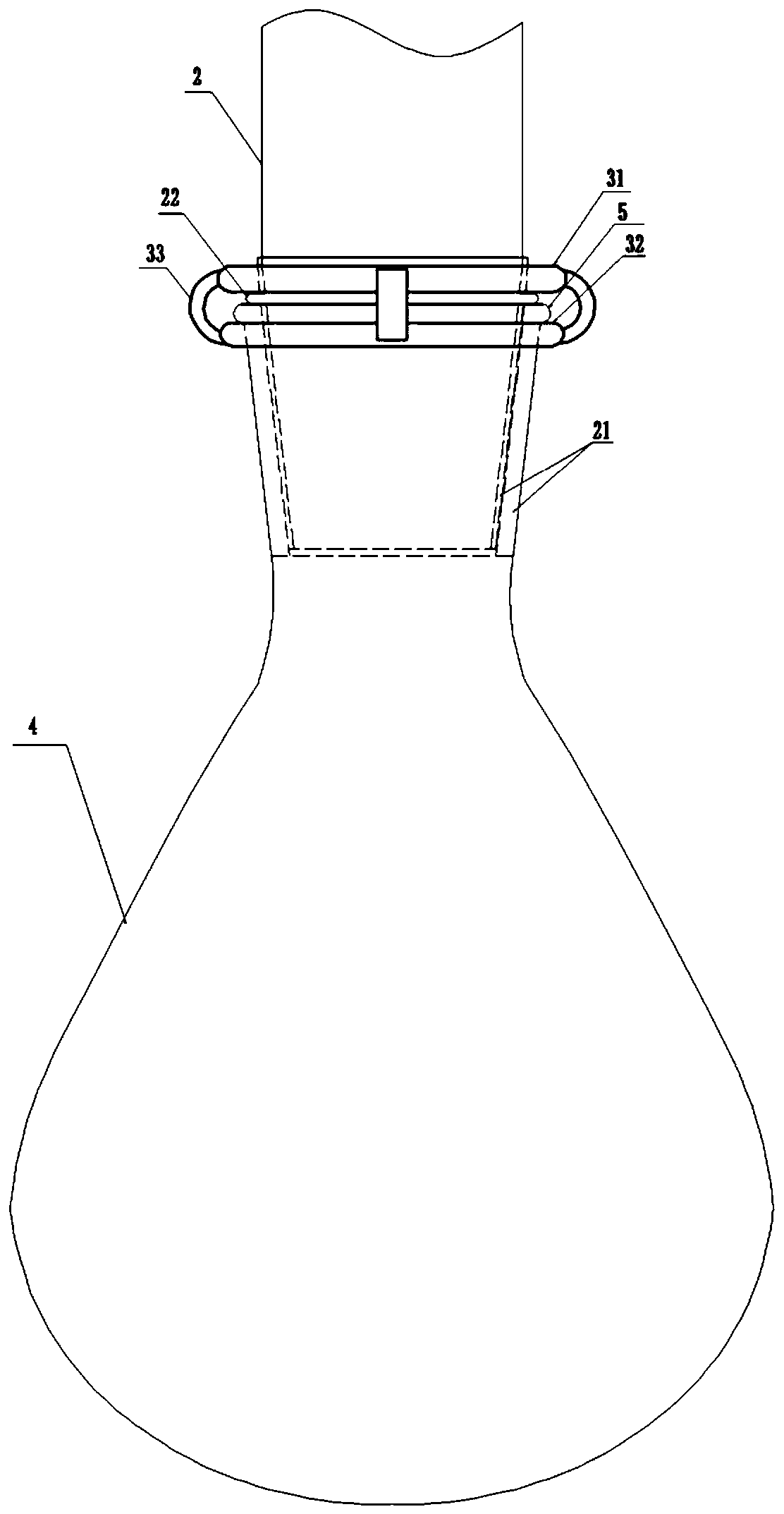 Evaporation drying device for paclitaxel liposome