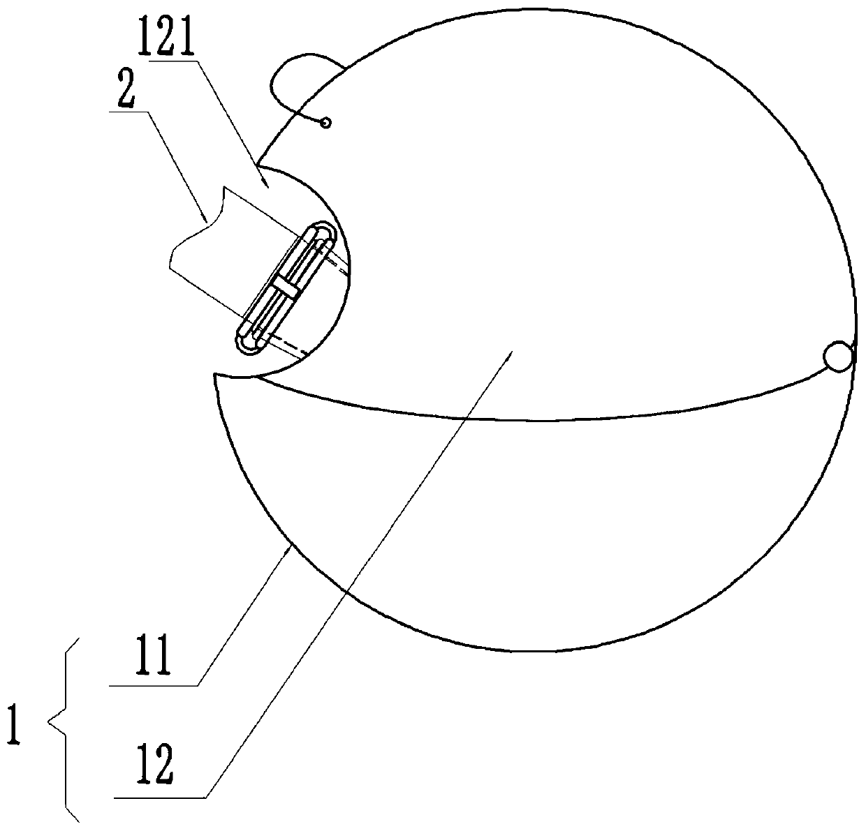 Evaporation drying device for paclitaxel liposome