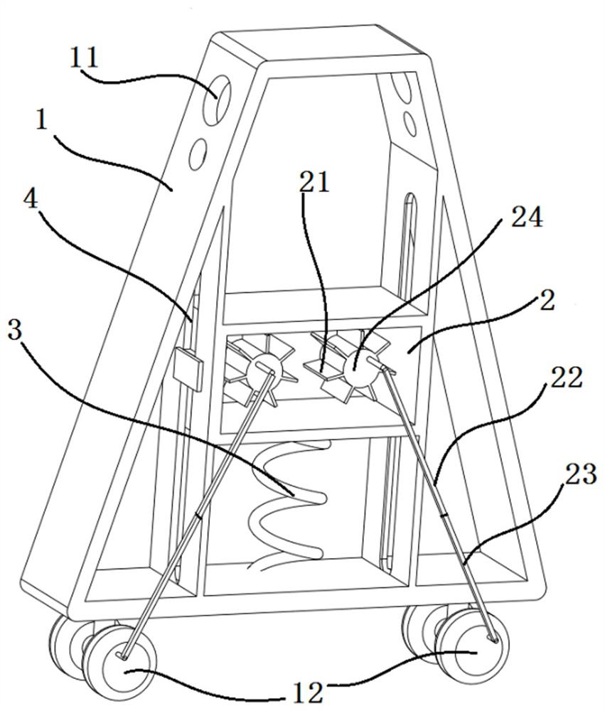 Non-Newtonian damping wind-resistant gantry crane and debugging method thereof