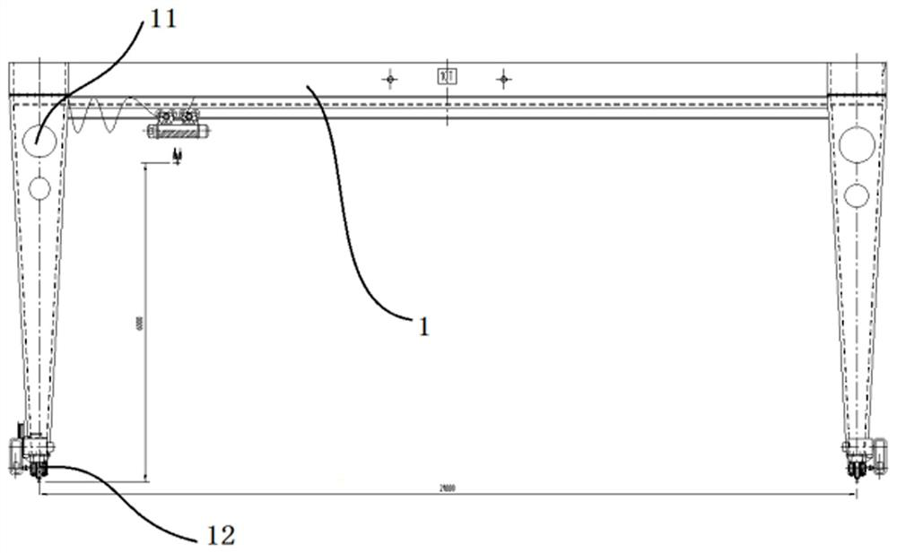 Non-Newtonian damping wind-resistant gantry crane and debugging method thereof