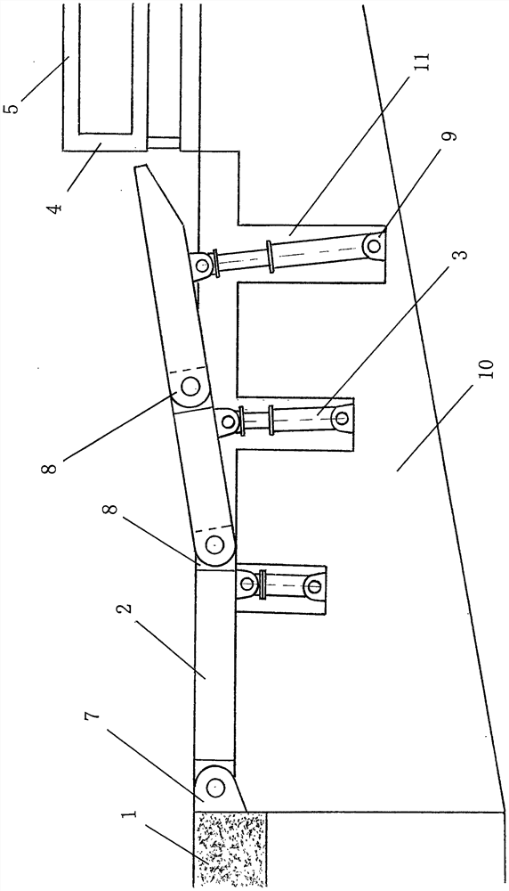 Urban crossing steel structure assembly shed cover lifting slope section sealed type vehicle underpass