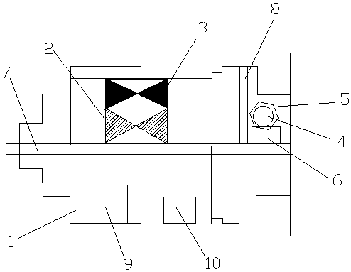 Motor of automobile crane