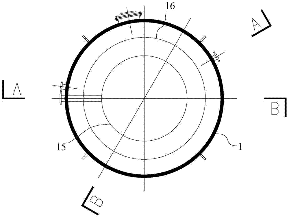 A pulse type fenton internal circulation oxidation device