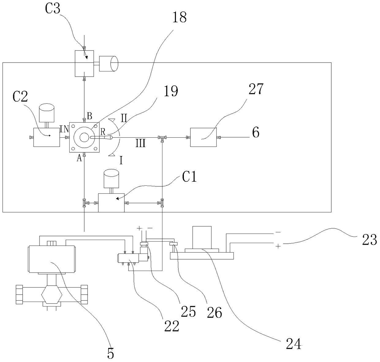 A watch clamp with self-locking device