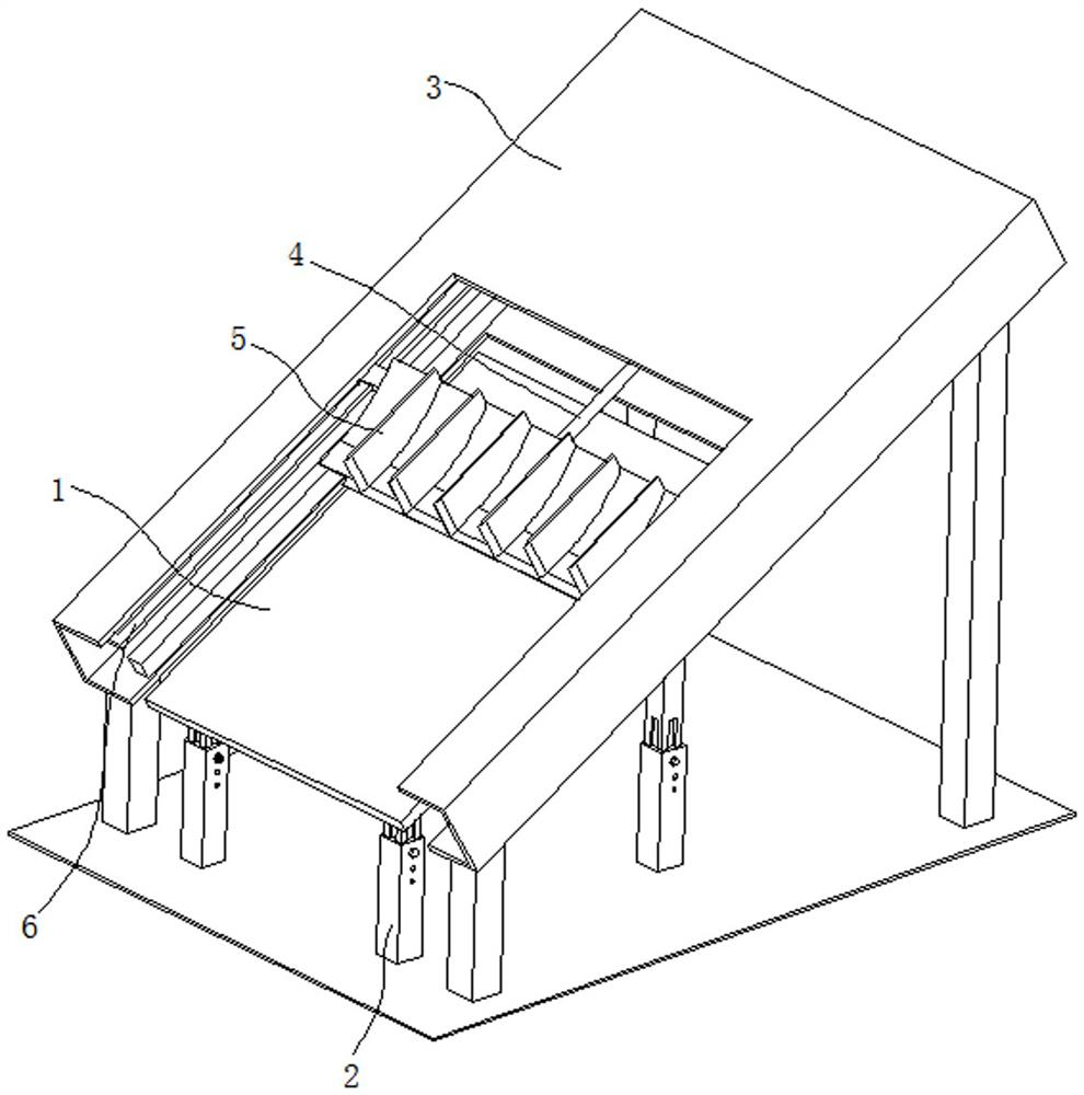 Efficient snow melting system of photovoltaic power station and management method of efficient snow melting system