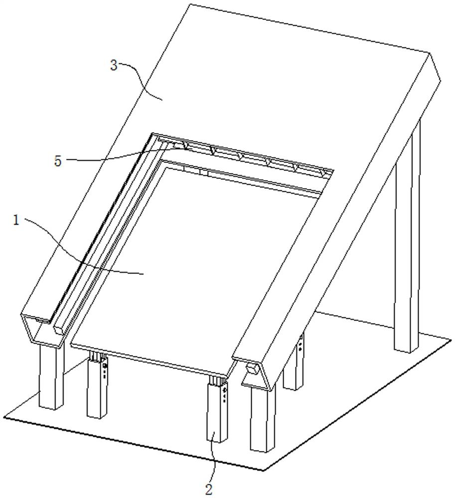 Efficient snow melting system of photovoltaic power station and management method of efficient snow melting system