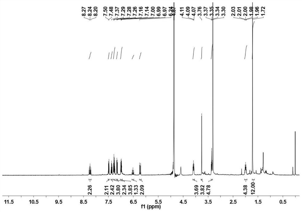 Preparation method and application of non-fluorescent organic small molecule compound and pentamethine cyanine dye