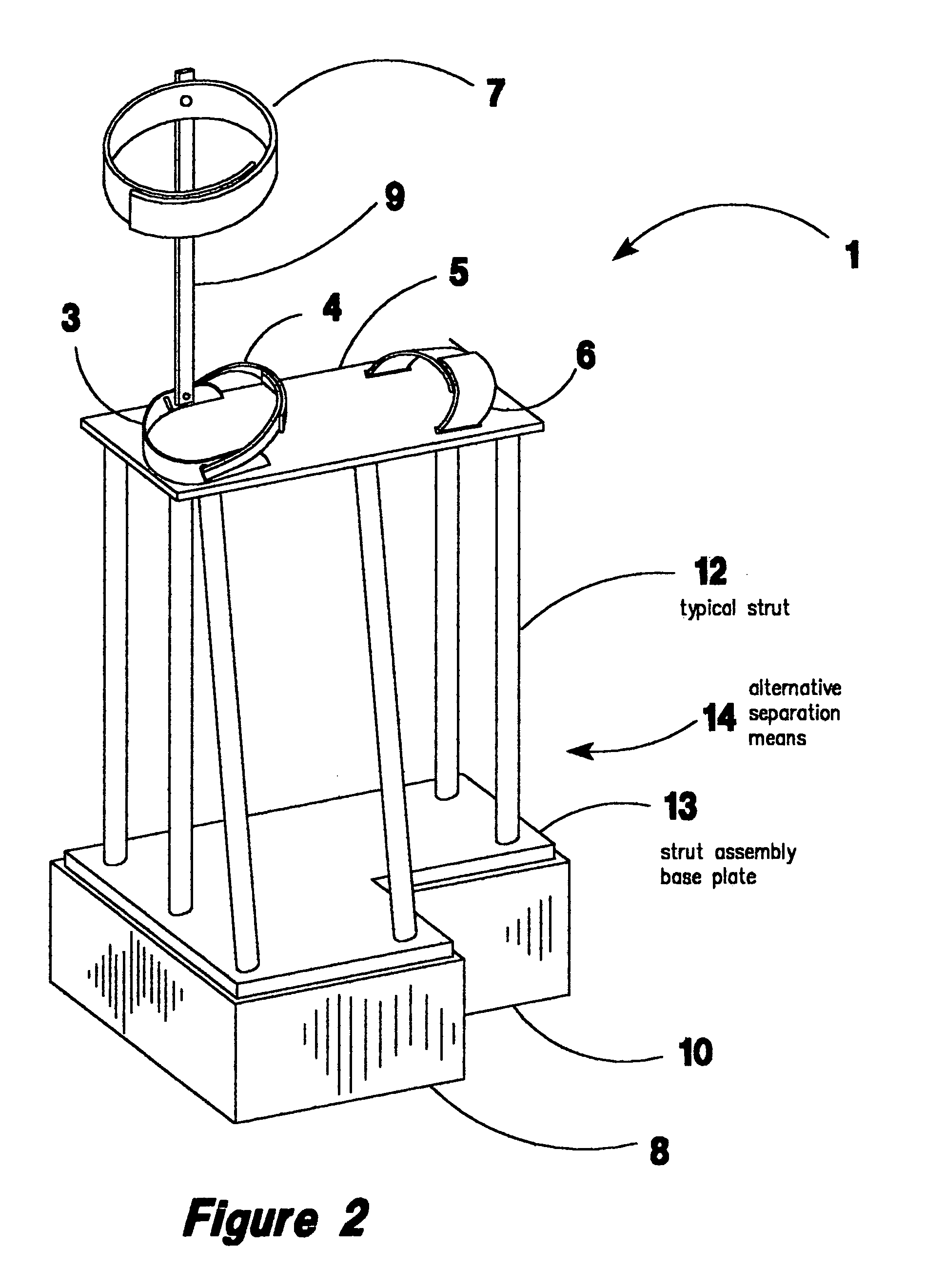 Economical foam stilts