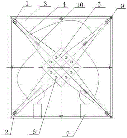 Fiber-grating cultural relic weighing type antitheft alarm sensor