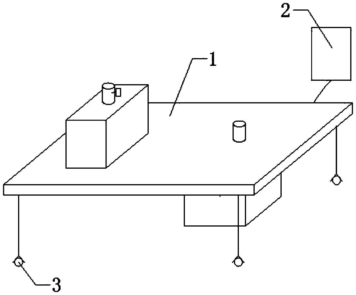 Automatic operation platform for rapidly analyzing porosity of soil at different depths