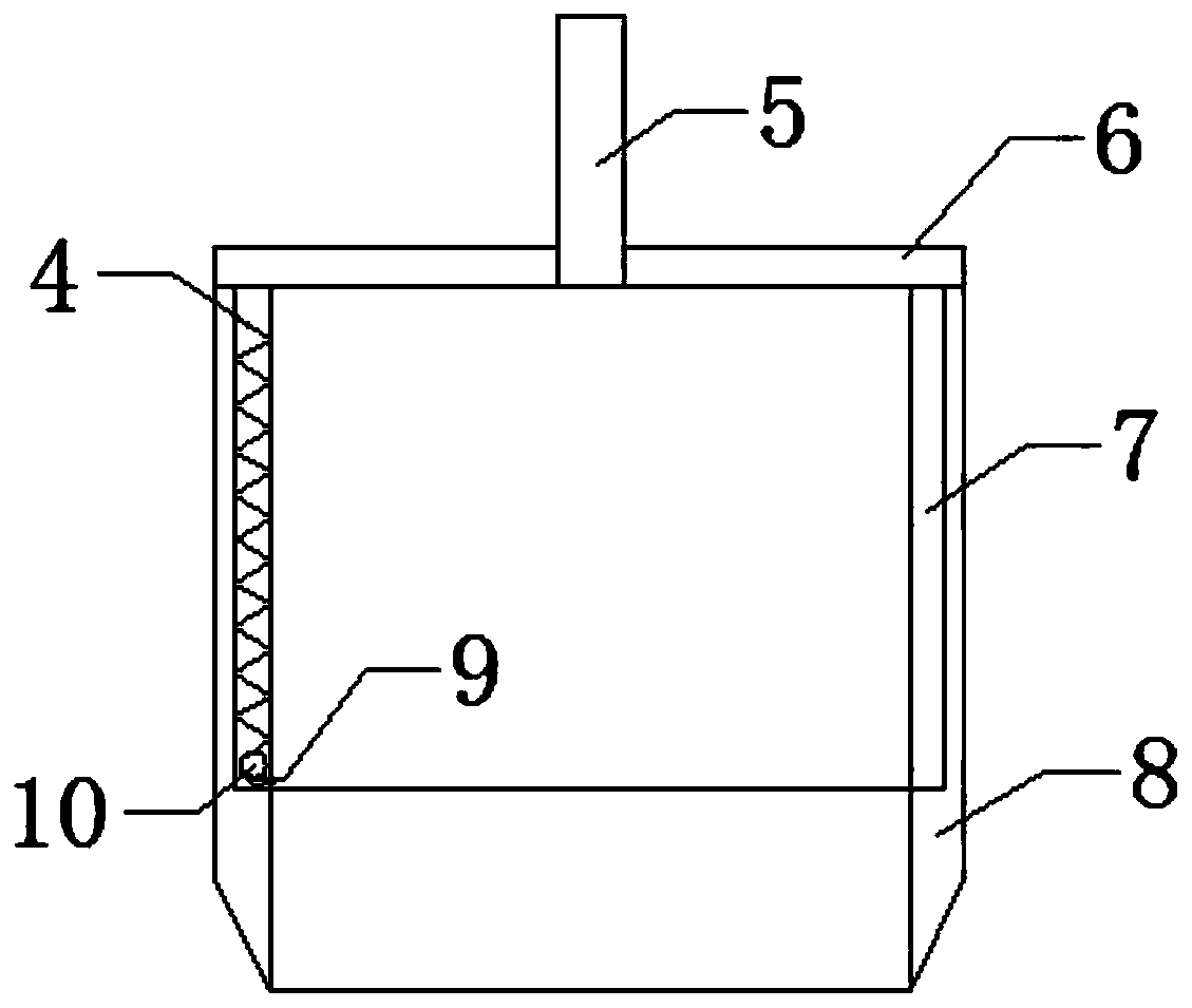 Automatic operation platform for rapidly analyzing porosity of soil at different depths