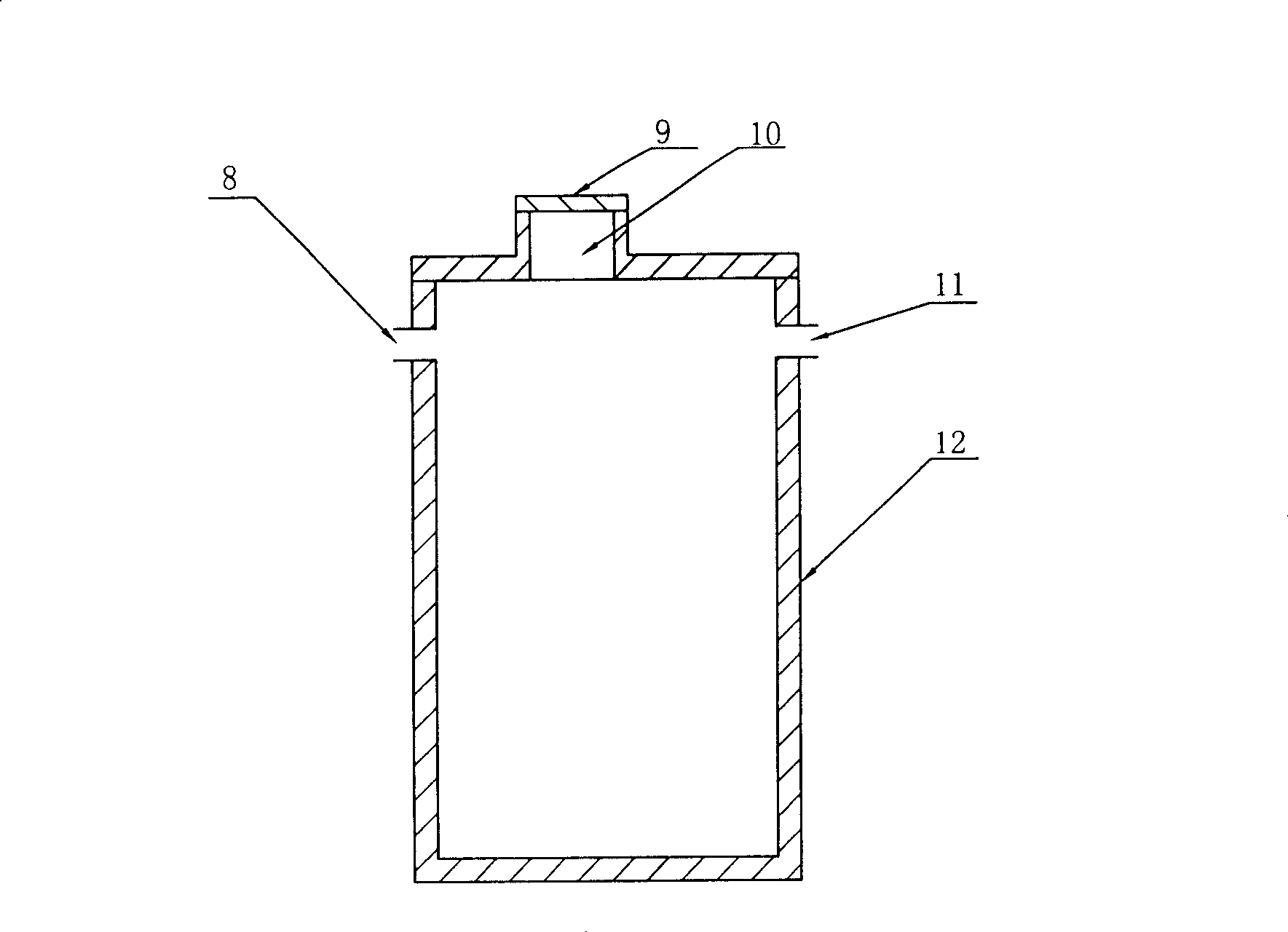 Treatment process for industrial wastewater of yellow phosphorus production