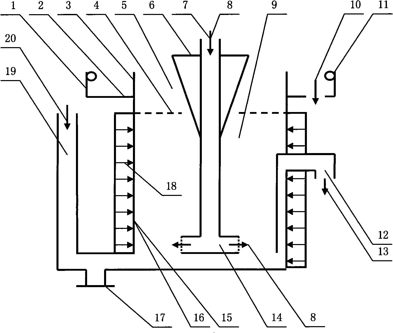 Ultrasonic flotation method and device and application thereof