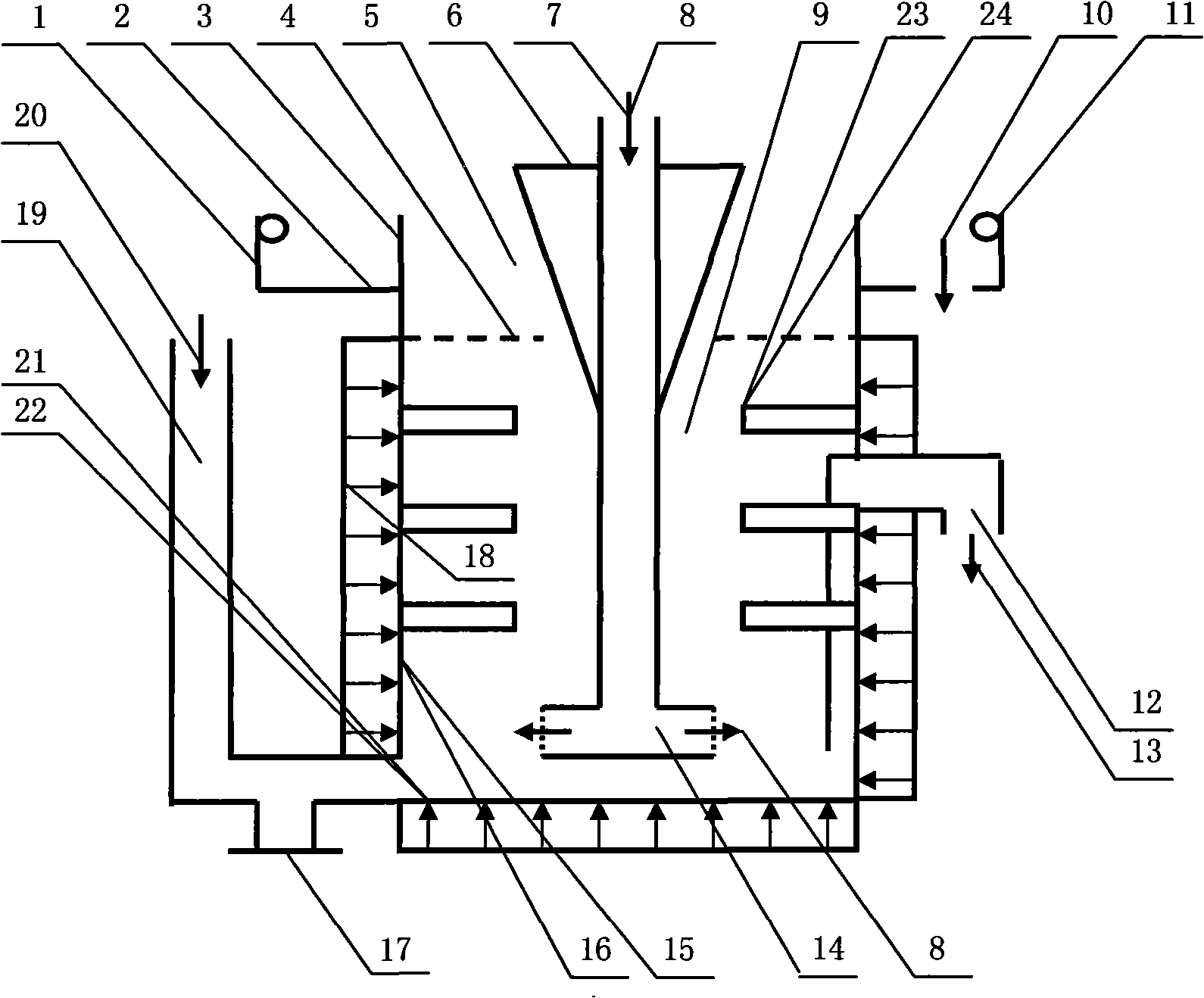 Ultrasonic flotation method and device and application thereof