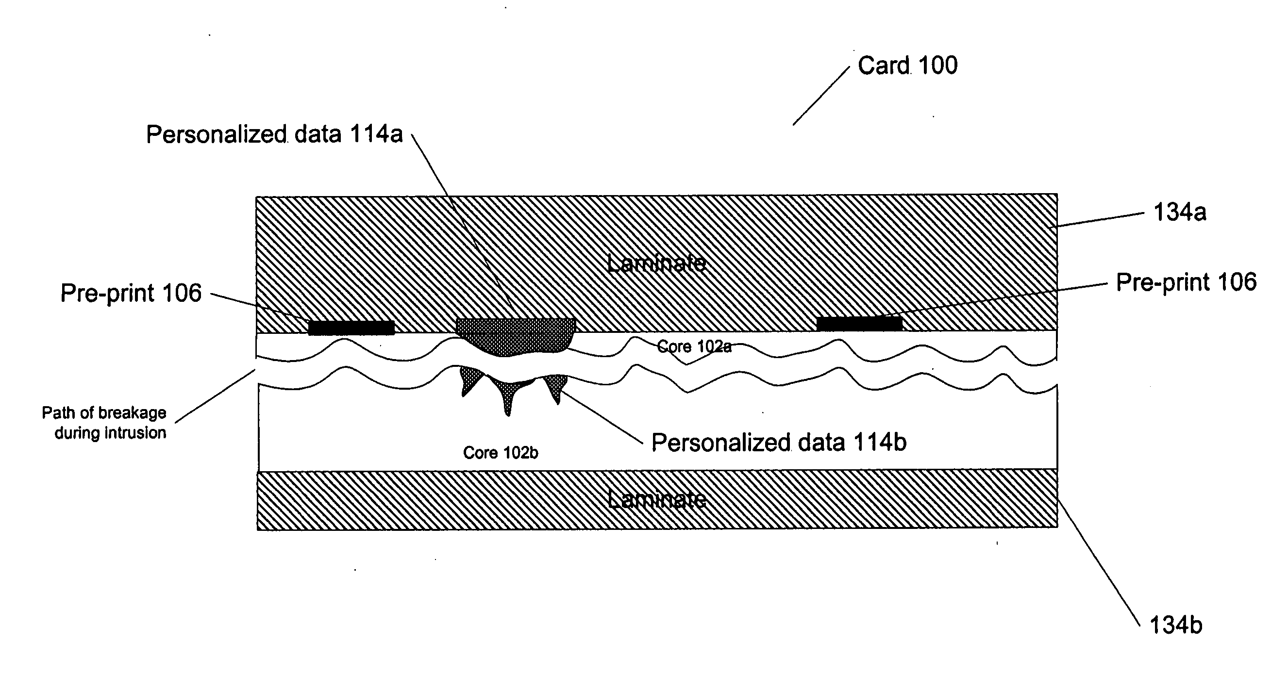 Identification document having intrusion resistance