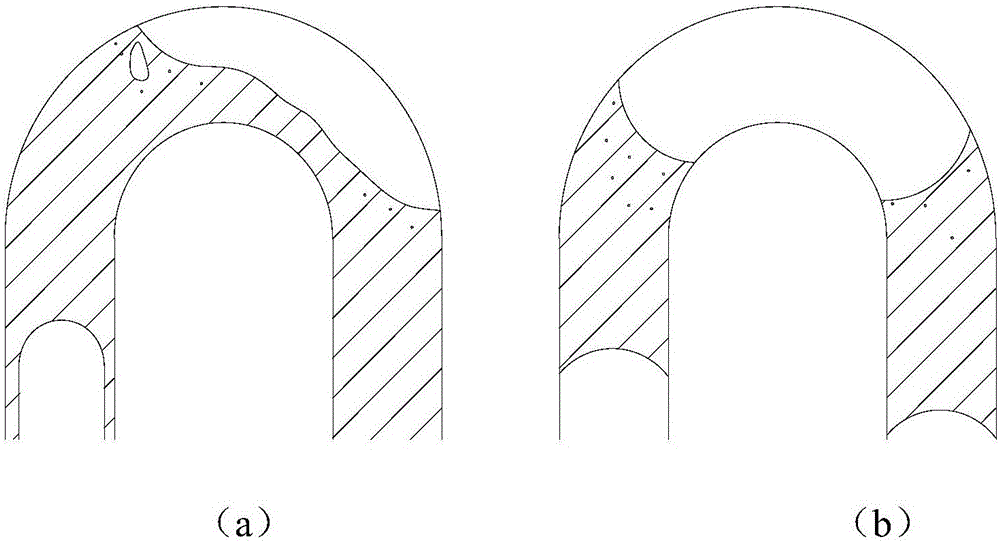 Cascade siphon device and cascade siphon method for preventing air accumulation in siphon tubes with low water head difference