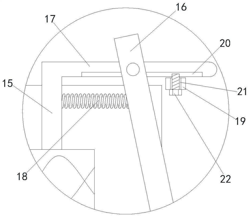 Feeding device of crown block of bucket elevator