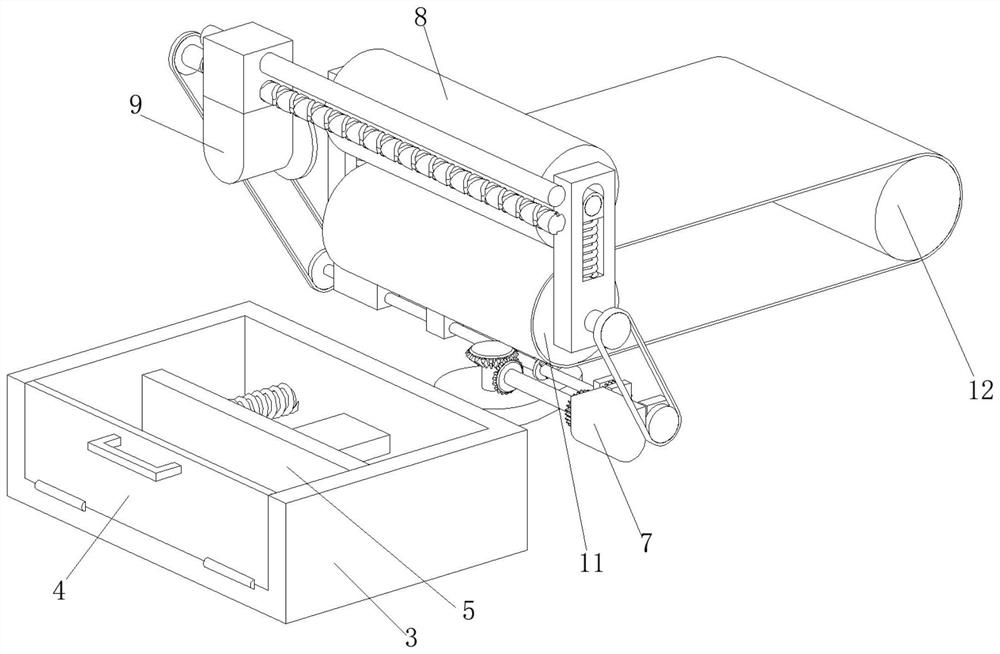 Cutting and slitting device for composite board and using method of cutting and slitting device