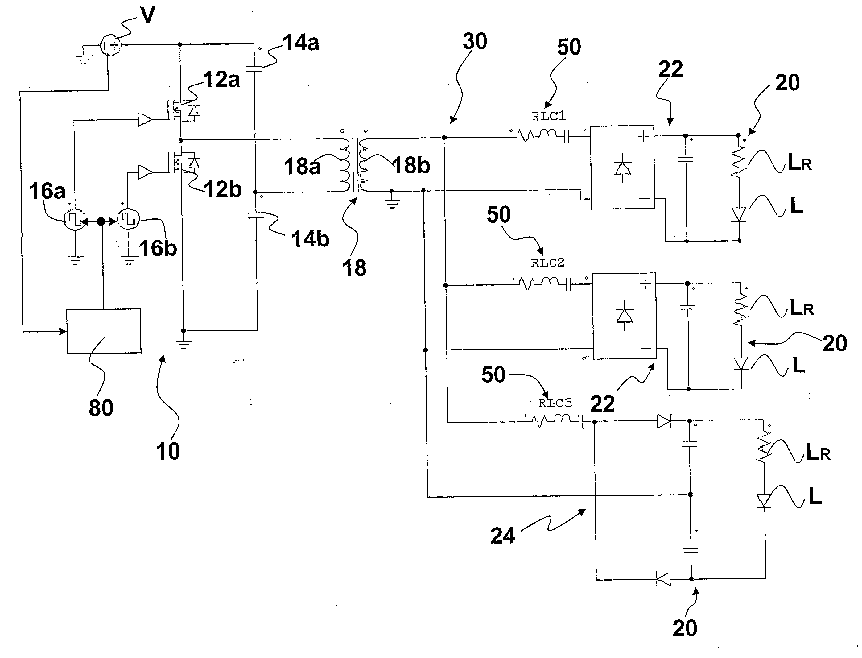 Cell Arrangement for Feeding Electrical Loads such as Light Sources, Corresponding Circuit and Design Method