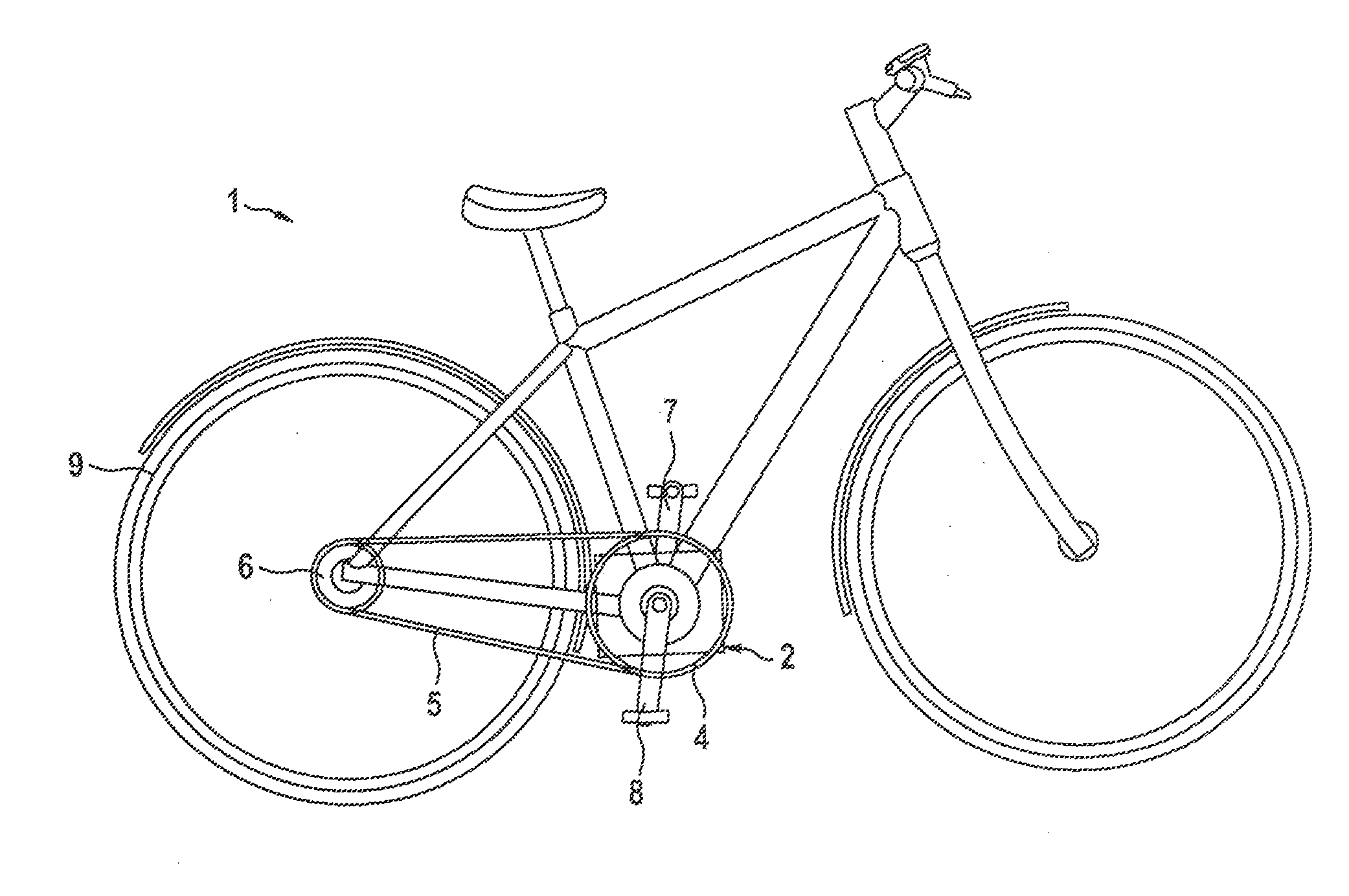 A vehicle which is operable by a motor and by muscular energy and has an improved torque sensor