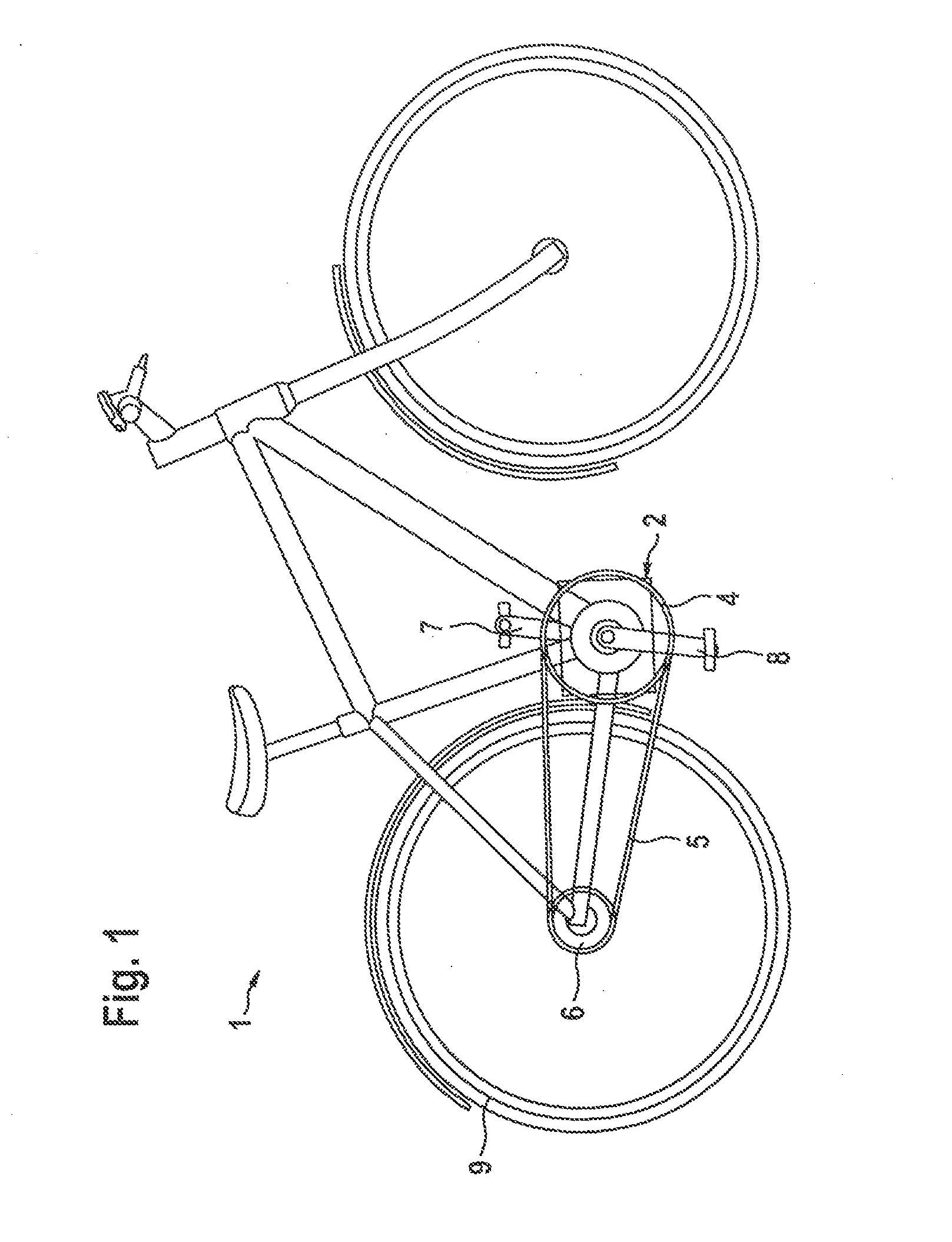 A vehicle which is operable by a motor and by muscular energy and has an improved torque sensor