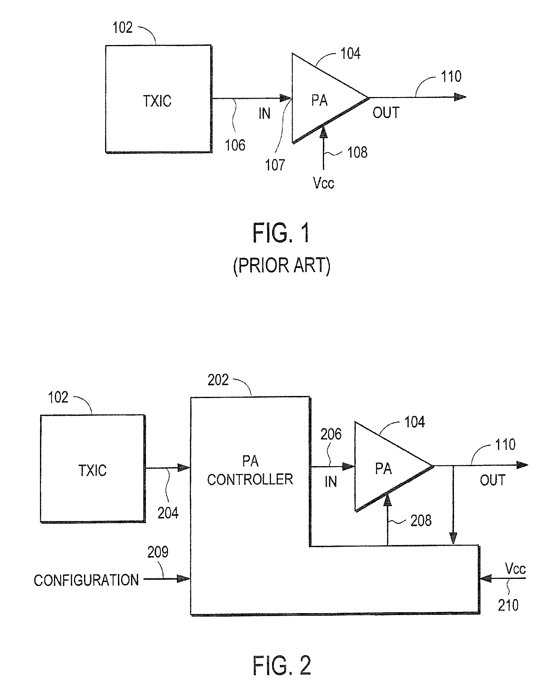 Amplifier compression controller circuit