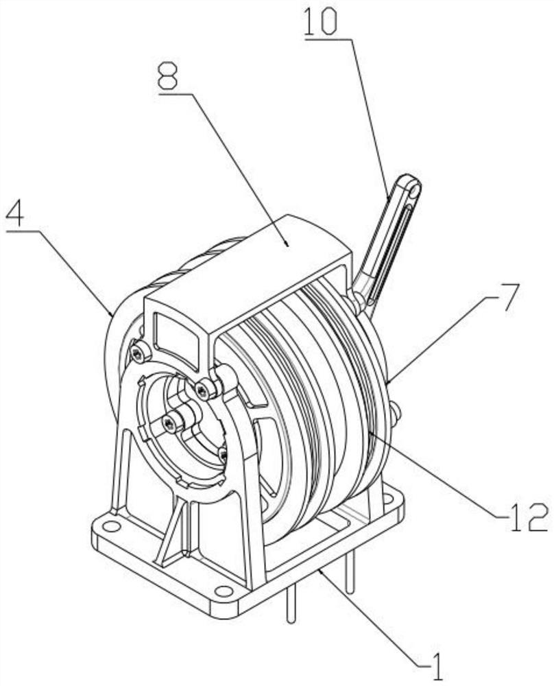 Rope slow release mechanism