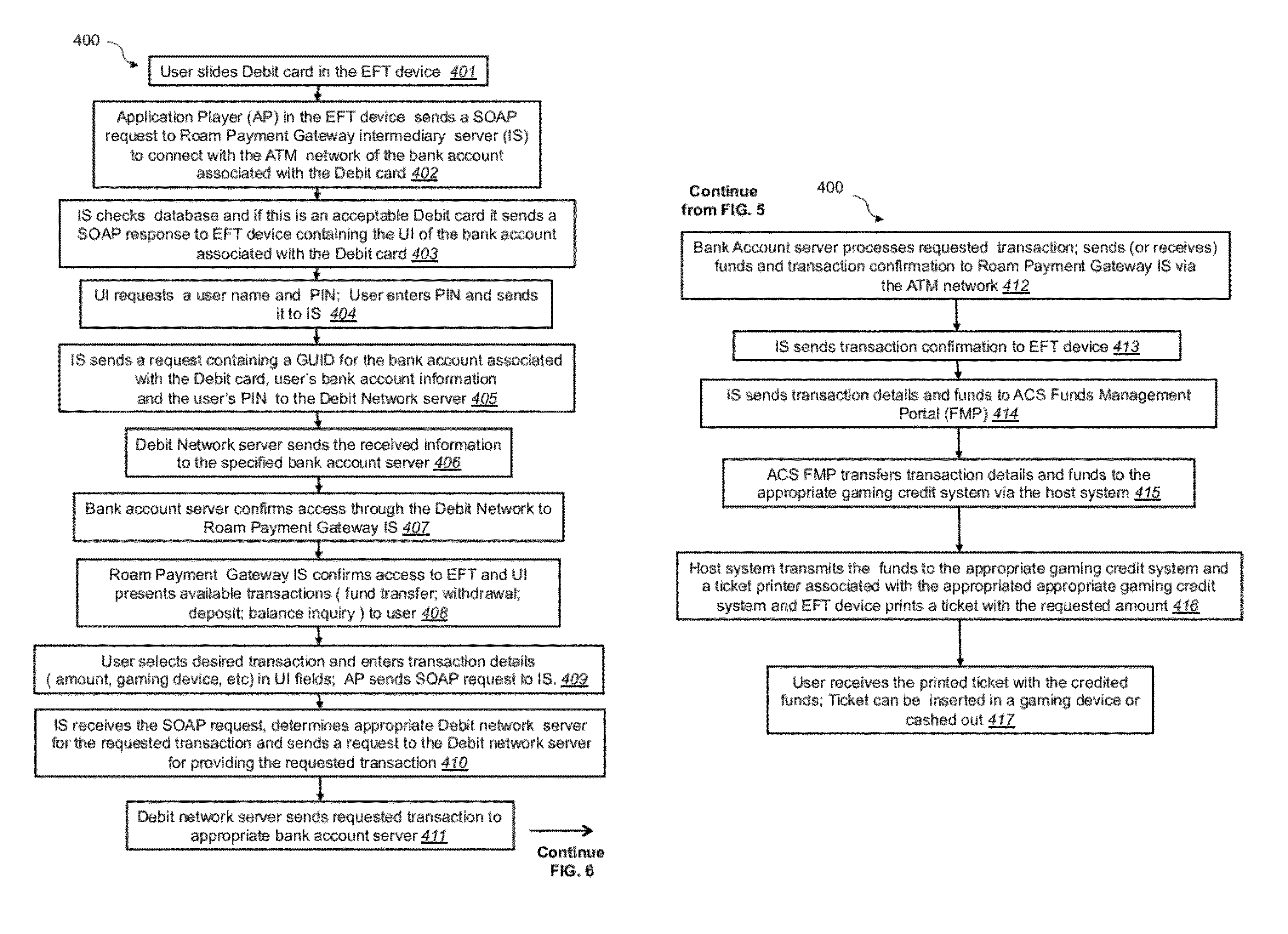 System and method for electronic fund transfers for use with gaming systems