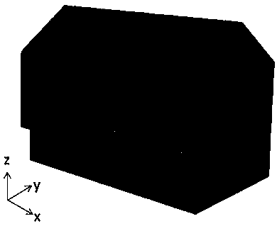 Slope greenhouse solar chimney ventilation system