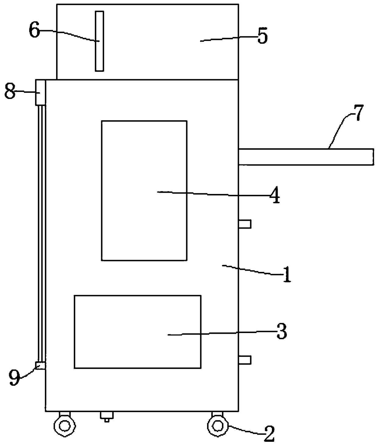 Full-automatic pedestal urinal cleaning device