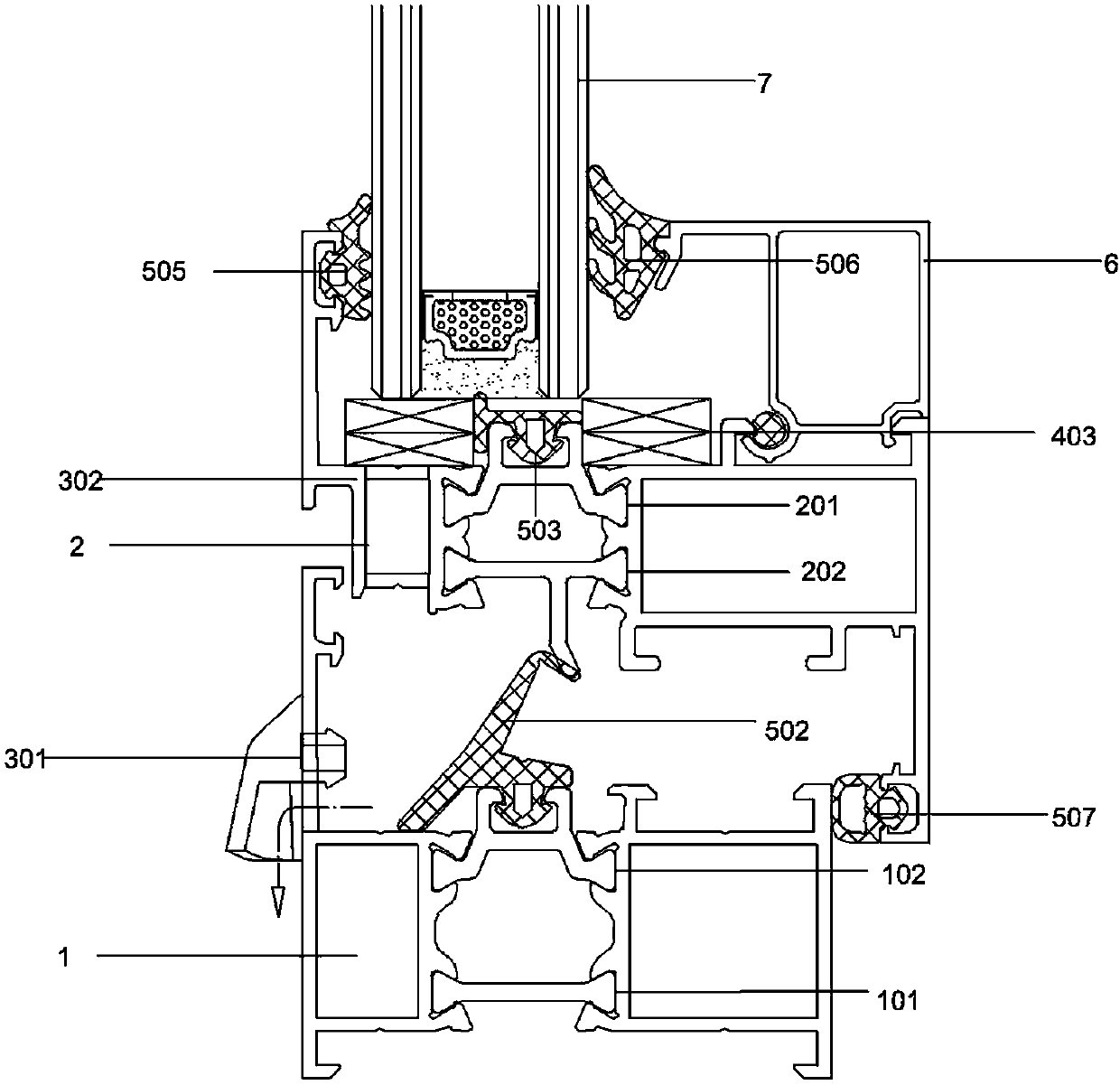 High-water tightness door/window system