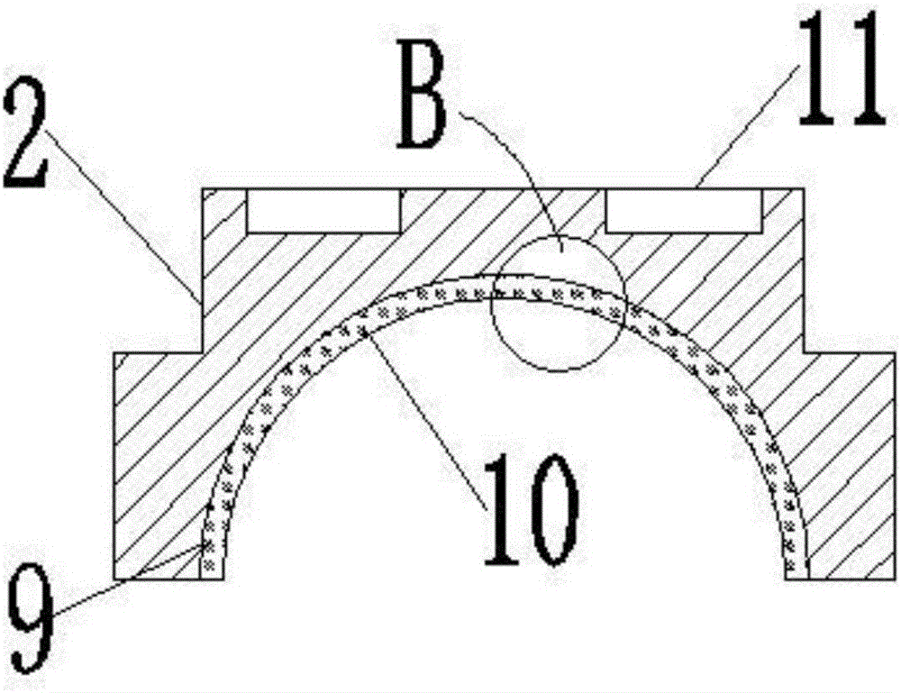 Water collection pipe structure convenient to transport and embed